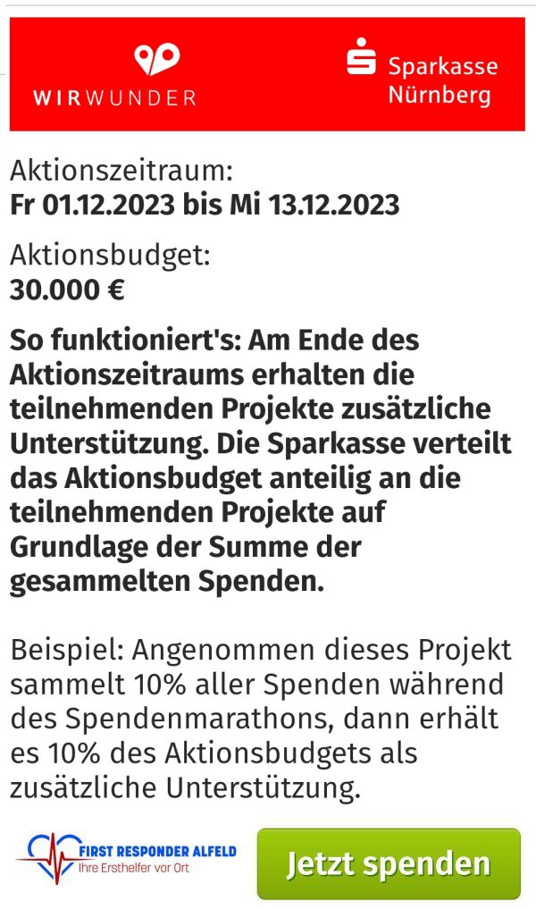 wirWunder Weihnachtsaktion